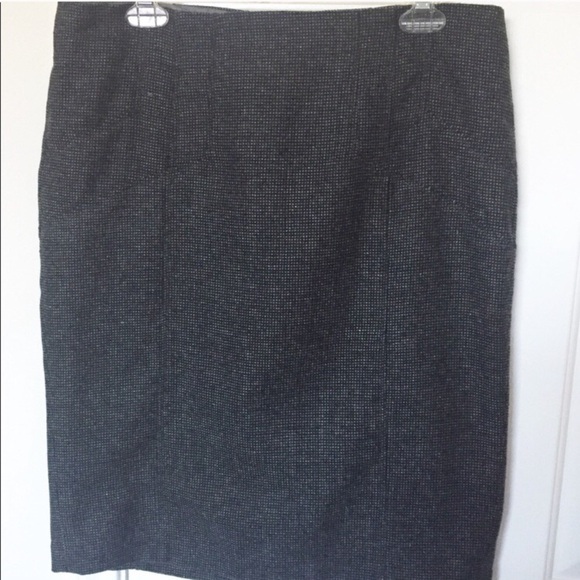 Dalia Collection Dresses & Skirts - Dalia Collection Tweed Pencil Skirt Black 10